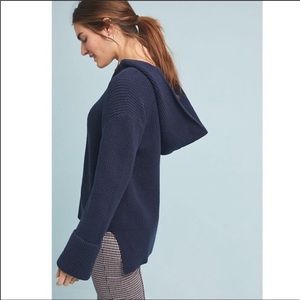 Anthropologie | Stitched Sweater Hoodie